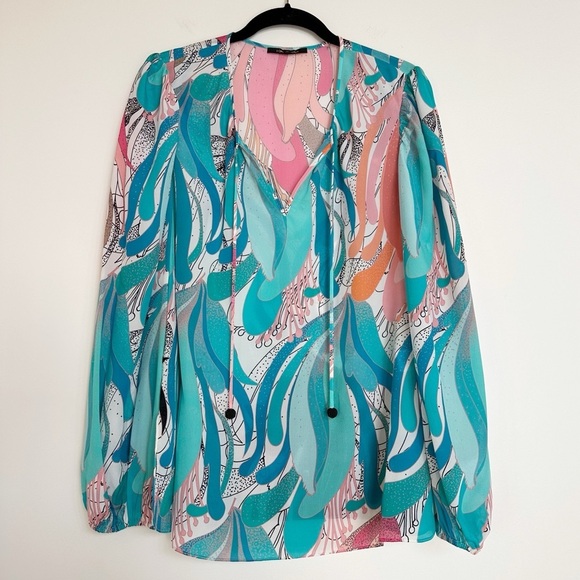 Kobi Halperin Anya 100% Silk Blouse Size Medium - Picture 3 of 13
